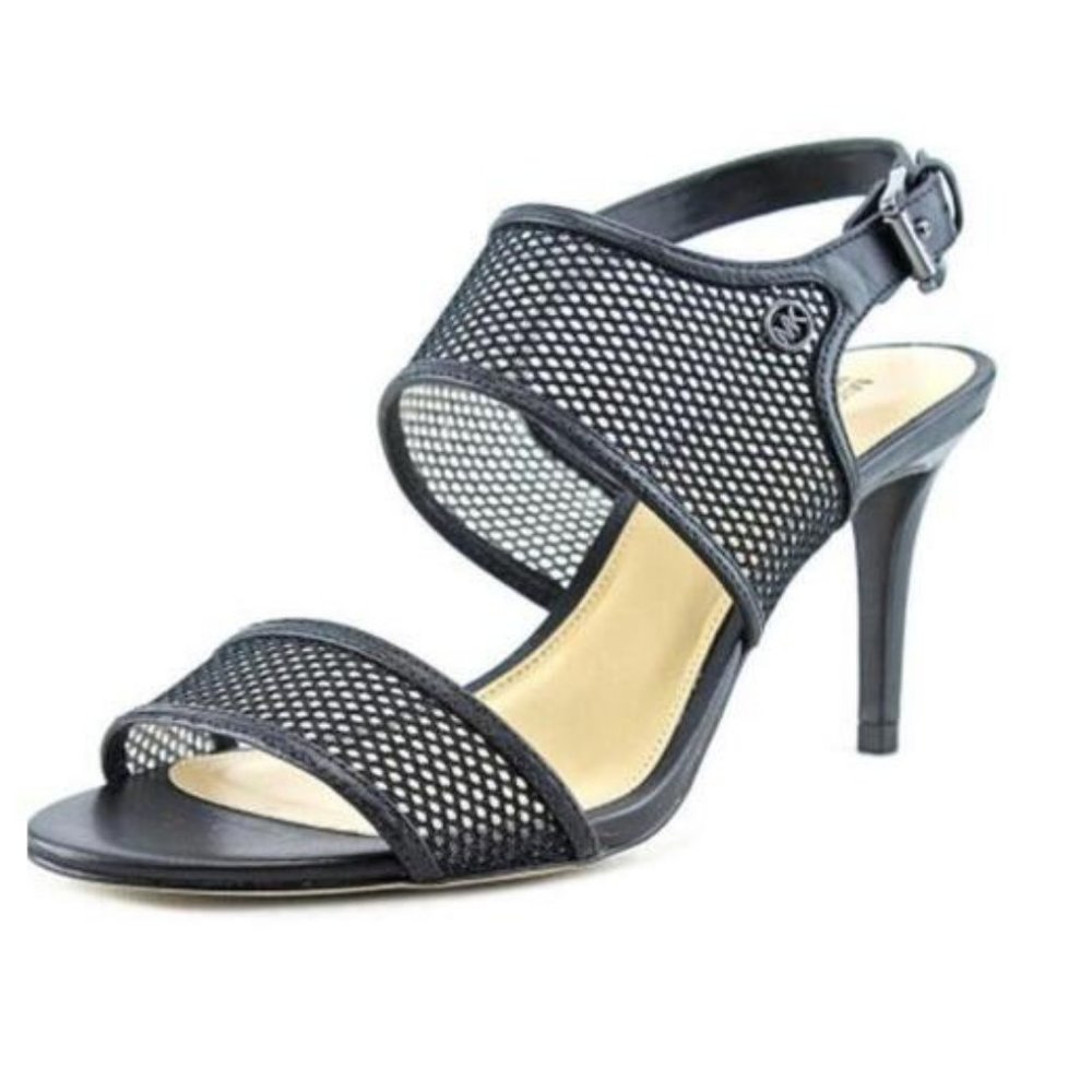 Michael Kors Women's Leilah Mesh Ankle Strap Heels Size 10